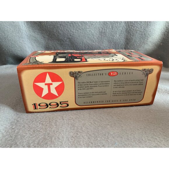 Texaco 1910 Mack Tank Truck Bank 1995 Ertl Collectibles Die-Cast Model Toy - Picture 12 of 14